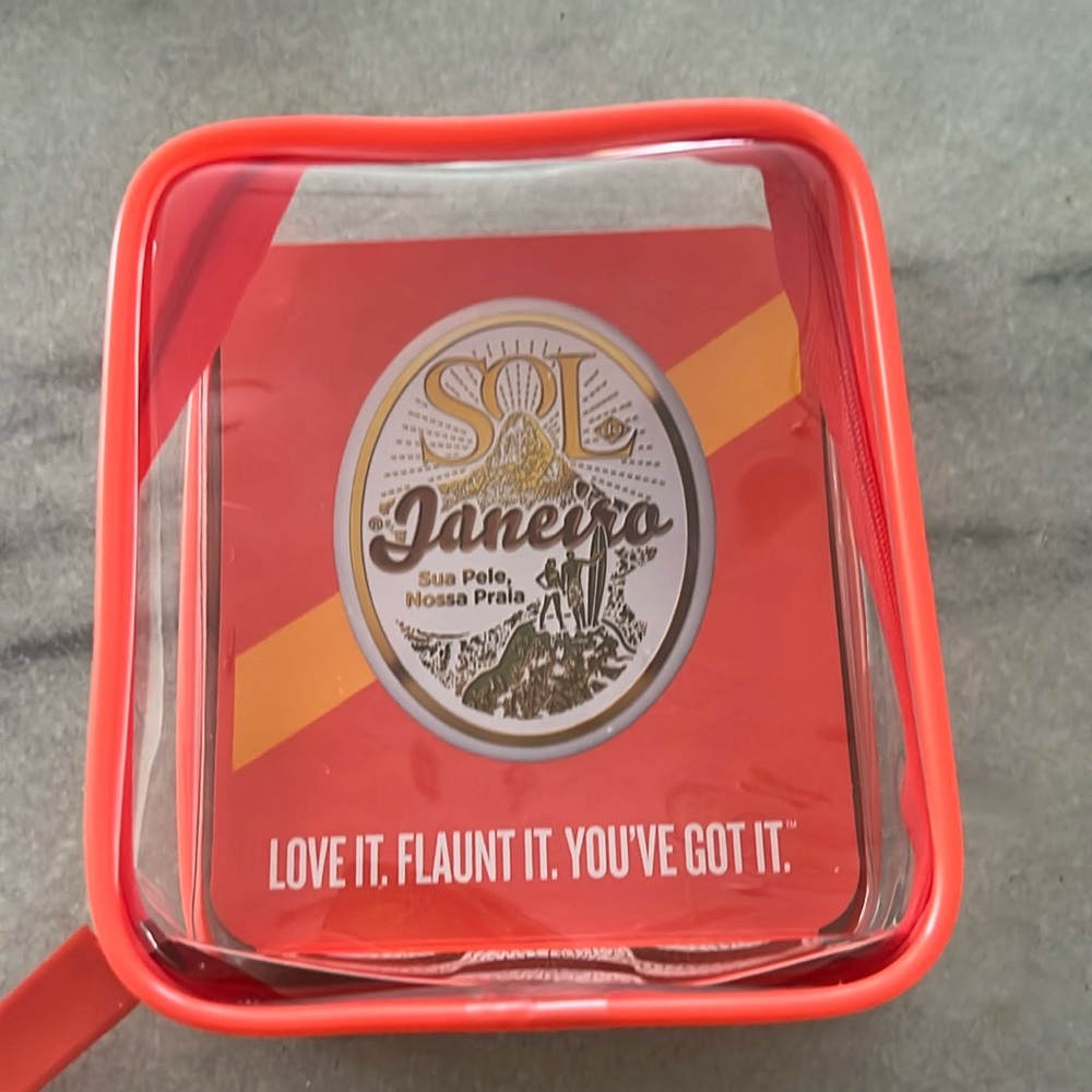 COPY - Sol de Janeiro clear bag 5X6X2in